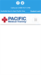 Mobile Screenshot of pacificmedicaltraining.com